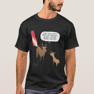 Camiseta Speed Bump Christmas Sled Reindeer