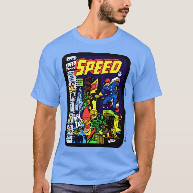 Camiseta SPEED Comics dos anos 40  (Frente)