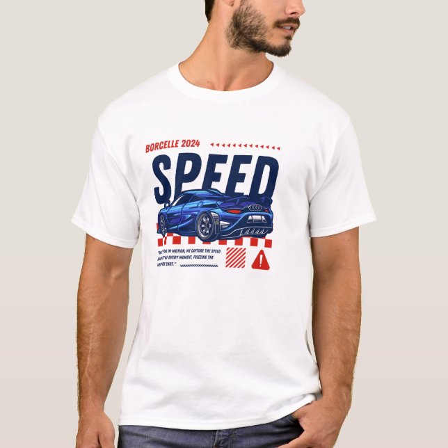 Camiseta Speed – Fast Life Shirt for Racing and Action Fans (Frente)