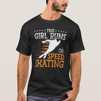 Camiseta Speed Skating Skates Short Track Skater Workout Tr