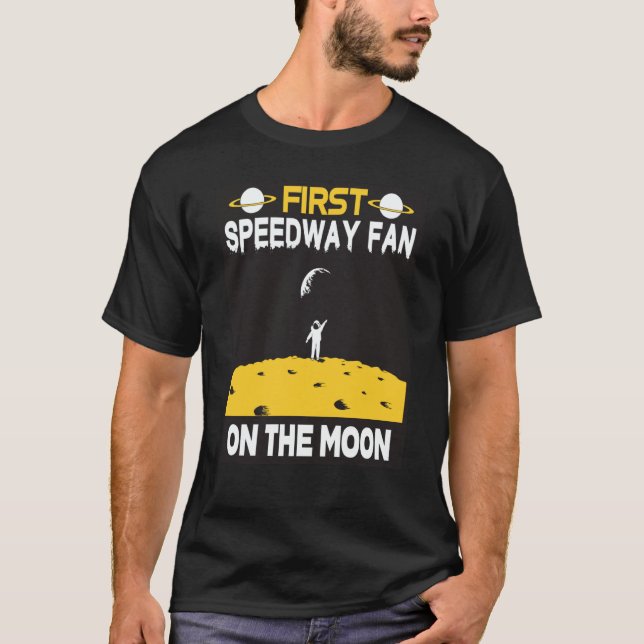 Camiseta Speedway Fan On The Moon (Frente)