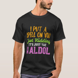 Camiseta Spell Brincando Enfermeira Engraçada Haldol Hallow