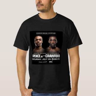 Camiseta Spence vs Crawford - poster oficial