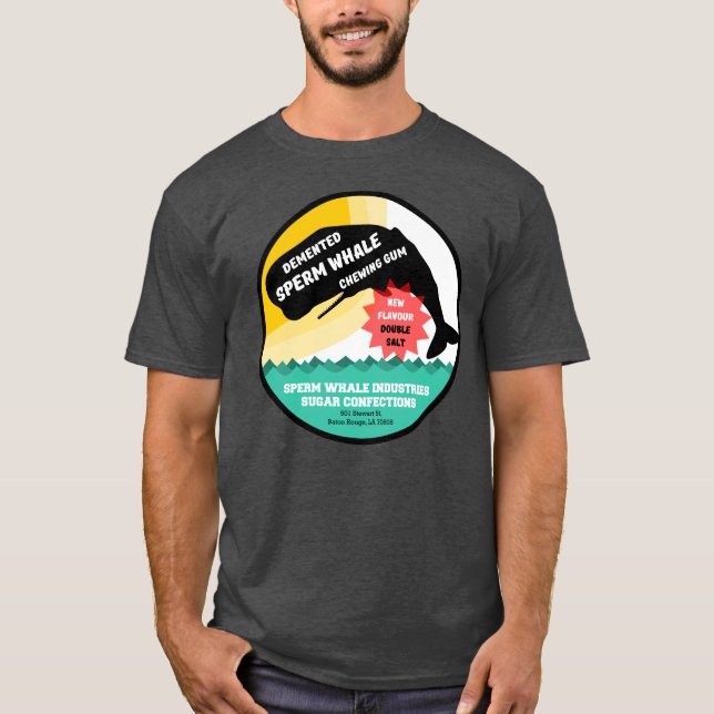 Camiseta Sperm Whale Chewing Gum (Frente)