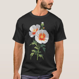 Camiseta Sphaeralcea ambigua Malva-globo do Deserto Branco