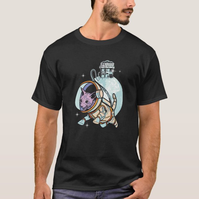 Camiseta Sphynx Cat Astronaut Space Galaxy Cats Owner (Frente)