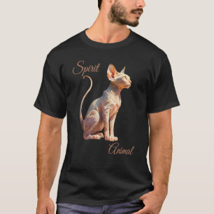 Camiseta Sphynx Cat é o meu gato selvagem sem cabelo