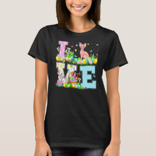 Camiseta Sphynx Cat Easter Ove Hunt Love Sphynx Cat Páscoa