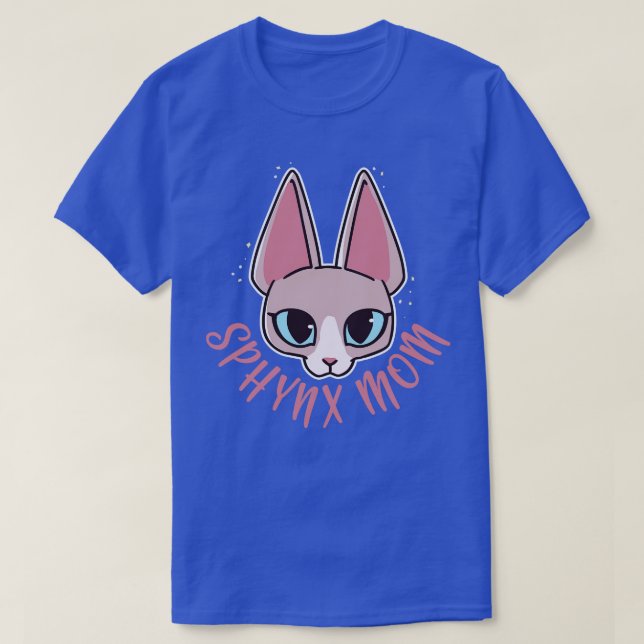 Camiseta Sphynx Cat Mãe (Frente do Design)