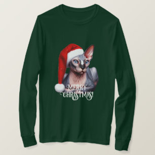 Camiseta Sphynx Cat Natal