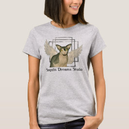 camiseta | Sphynx Cat Ninja em Angel Wings