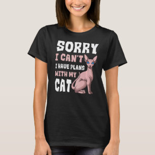 Camiseta Sphynx Cat Owner Breeder, Pet Sem Cabelos