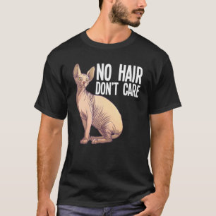 Camiseta Sphynx Cat Para Homens Mulheres Sem Cabelo Pet De