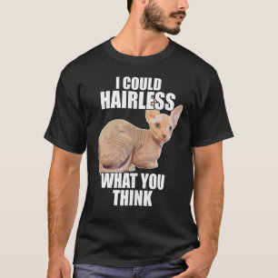 Camiseta Sphynx Cat Pun Memória Para Homens