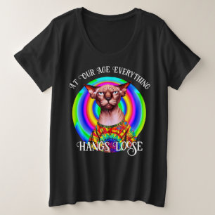 Camiseta Sphynx Cat Sobre o Aniversário de Hill