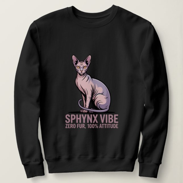 Camiseta Sphynx Cat Vibe Under Sunlight Art (Frente do Design)