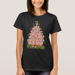 Camiseta Sphynx Cat Xmas Lights Papais noeis Sphynx Cat Chr