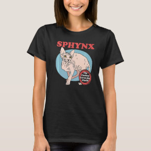 Camiseta Sphynx Gato Mais Legal Gato Sem Pelo Dono Gato Sph