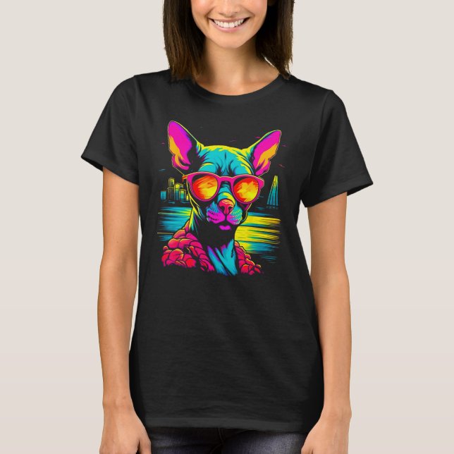 Camiseta Sphynx Hairless Cat Summer (Frente)