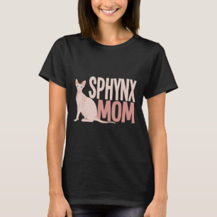 Camiseta Sphynx Mãe Cat Sphinx Cabeçalho Proprietário de Ga