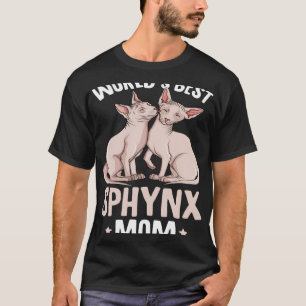 Camiseta Sphynx Mãe Cat Sphinx Hairless Cat
