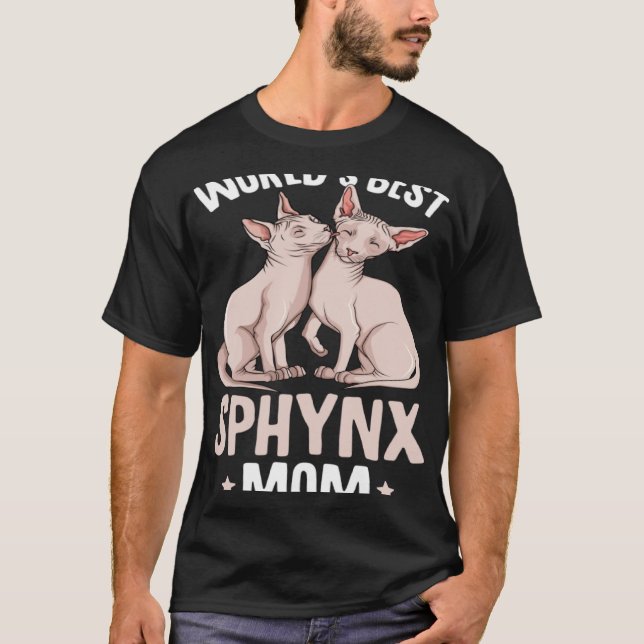 Camiseta Sphynx Mãe Cat Sphinx Hairless Cat (Frente)