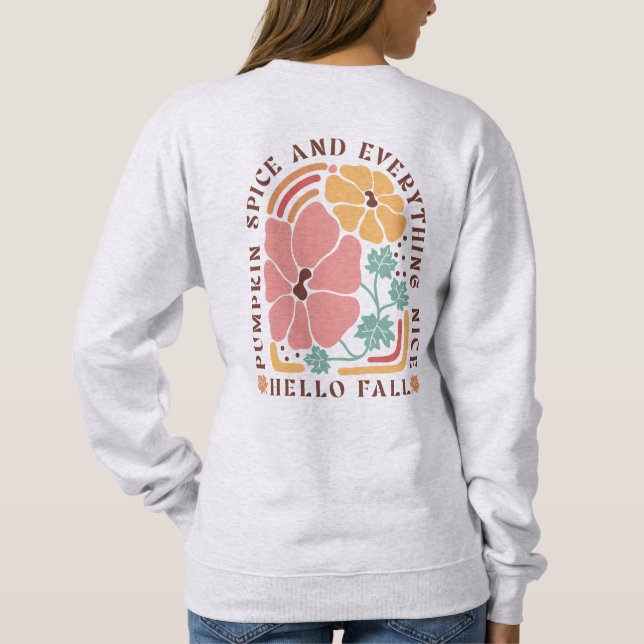 Camiseta Spice Girl Hello Fall Sweshirt (Verso)