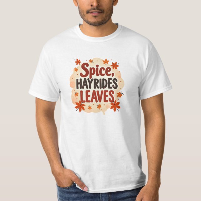 Camiseta Spice Hayrides Folhas (Frente)