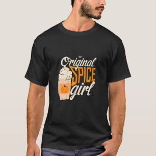 Camiseta Spice Pumpkin Girl Café Lover Autumn Fall Vintag
