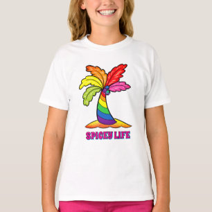 Camiseta SPICeY LIFE Rainbow Palm