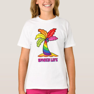 Camiseta SPICeY LIFE Rainbow Palm