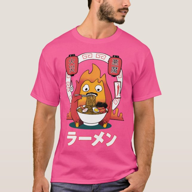 Camiseta Spicy Calcifer Studio Ghibli (Frente)