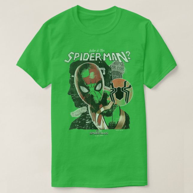 Camiseta Spider Nah Way Home Quem É O Spider (Frente do Design)