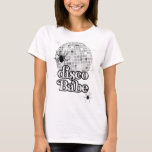Camiseta Spider Spooky Disco Babe Bridal Party MOH Shirt<br><div class="desc">Este tema mimado da discoteca Halloween prata discoteca com rancho 70s é a adição perfeita a qualquer chá de panela,  compre mais aqui: https://www.zazzle.com/collections/retro_disco_ball-119311570904158081?rf=238296117664346256</div>