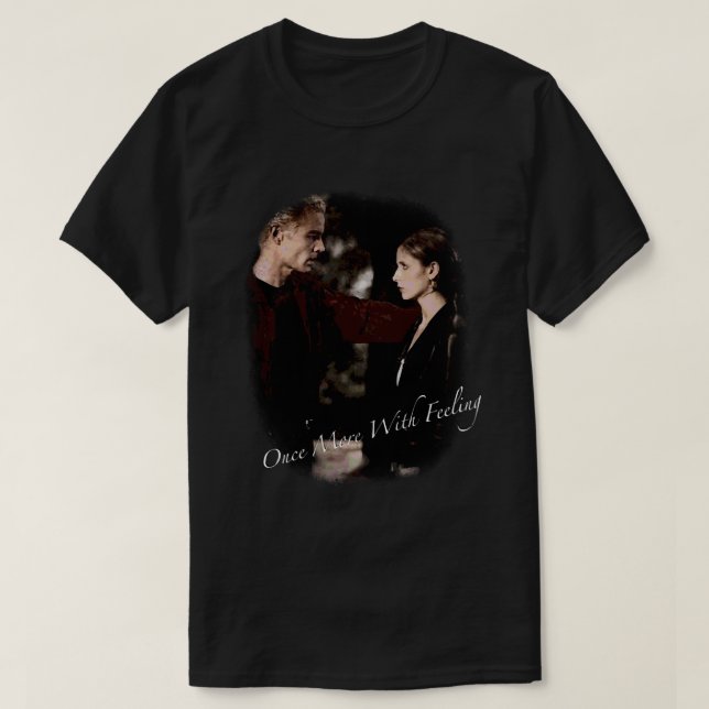 Camiseta Spike E Buffy - Mais Uma Vez Com Feeling.png (Frente do Design)