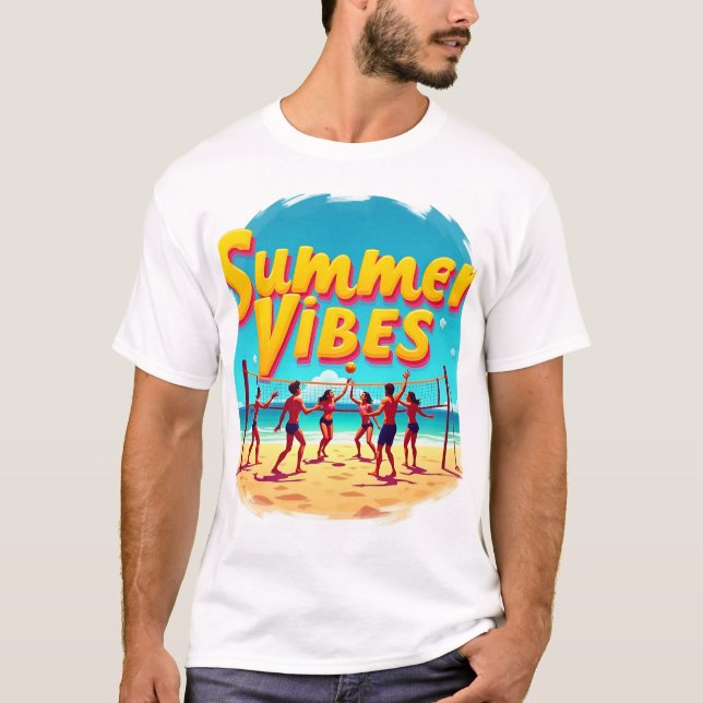 Camiseta Spike the Sun: Summer Vibes Unleashed (Frente)
