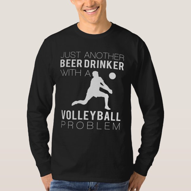 Camiseta Spikes & Sips: Apenas outro Beer Beer Drinker com  (Frente)