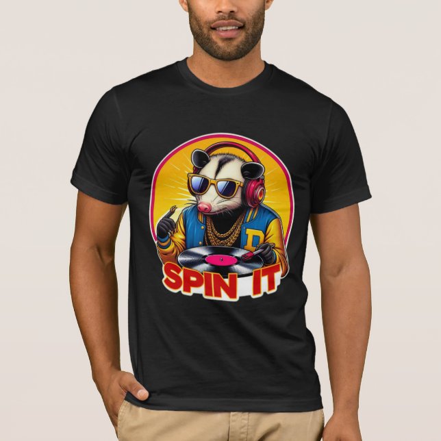 CAMISETA SPIN IT-OPOSSUM DJ 6 (Frente)
