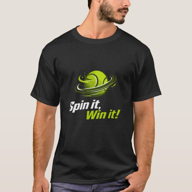 Camiseta Spin It Win It padel Ball Planet Sports (Frente)