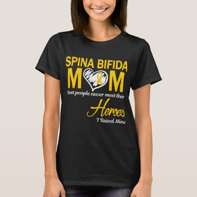 Camiseta Spina Bifida Mãe Eu Criei Mina (Frente)