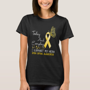 Camiseta Spina Bifida Sensibilização Eu Apoio Minha Borbole
