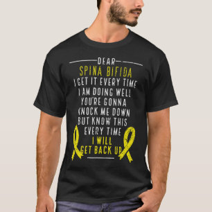 Camiseta Spina Bifida Sensibilização Eu vou voltar ao Yello