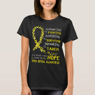 Camiseta Spina Bifida Warrior de Apoio à Luta