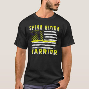 Camiseta Spina Bifida Warrior Estados Unidos Bandeira Amare