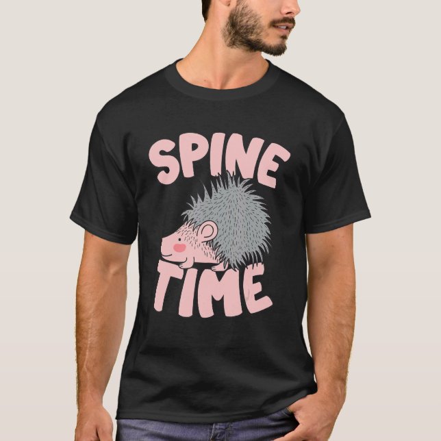 Camiseta Spine Time Spiky Porcupine (Frente)