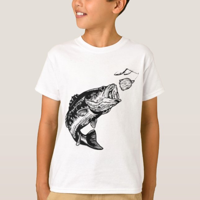 Camiseta Spinnerbait de ataque do baixo (Frente)