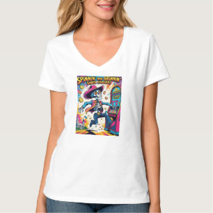 Camiseta Spinnin e Grinnin para Sempre – Cowboy Psicodélico