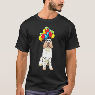 Camiseta Spinone Italiano Dog Com Balões