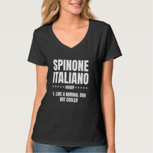 Camiseta Spinone Italiano Dog Noun Peles Parente Bracco Spi