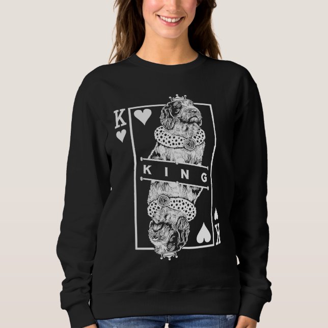 Camiseta Spinone Italiano Rei dos Corações  Cão  Pop (Frente)